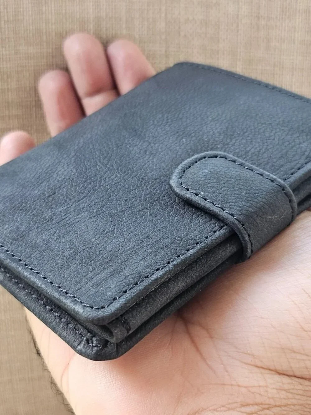 Genuine Leather Billfold Multiple Compartments Card Holder Wallet Purse
